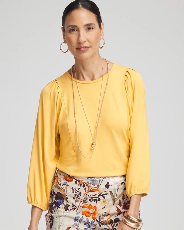 Touch of Cool Seamed Tee - image 1